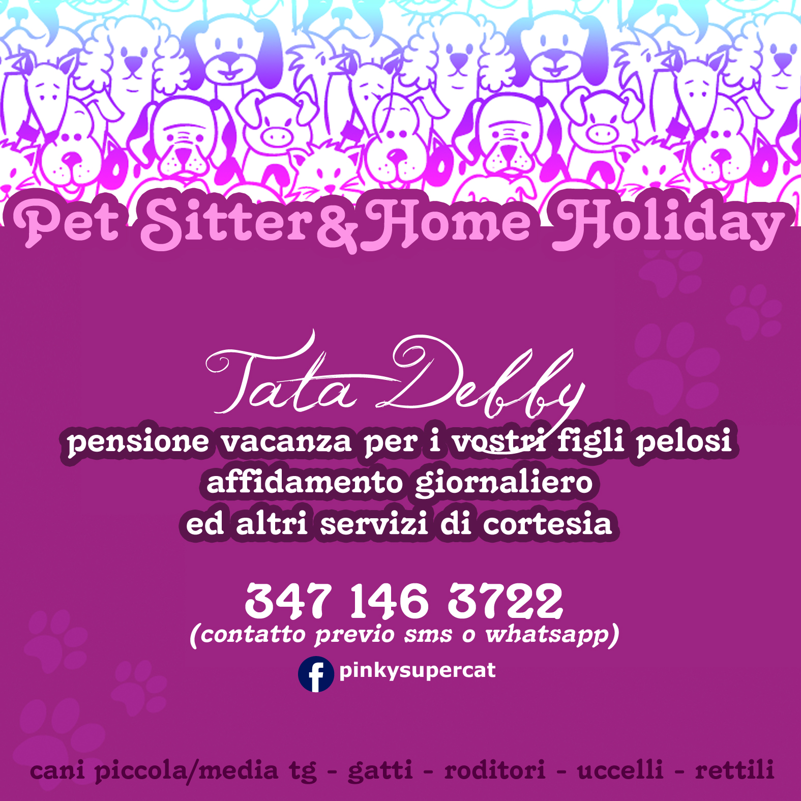 PET SITTER, CASA VACANZA 