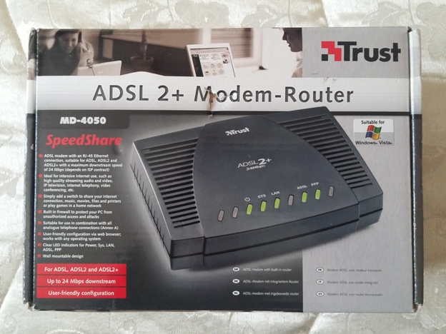 MODEM + ROUTER