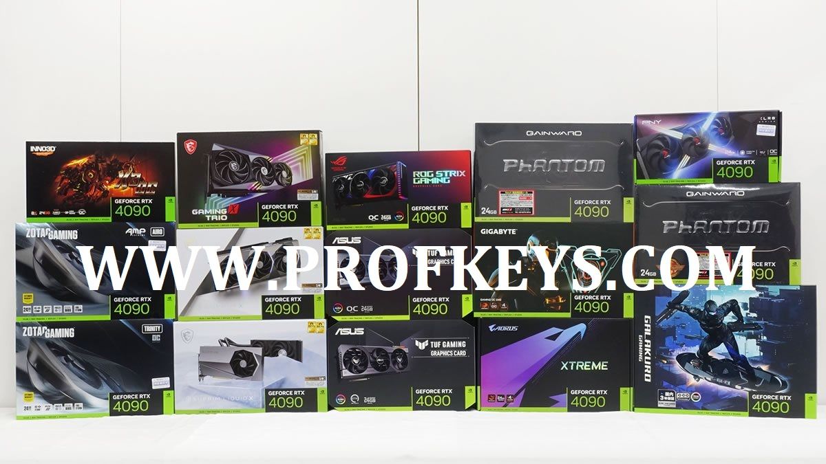 GeForce RTX 4090, RTX 4080, RTX 4070, RTX 4070 Ti,