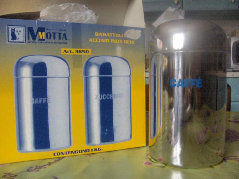 2 barattoli acciaio inox