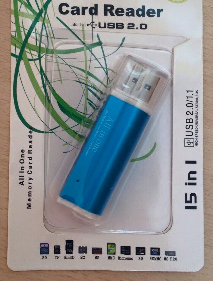 Lettore USB 2.0 di schede